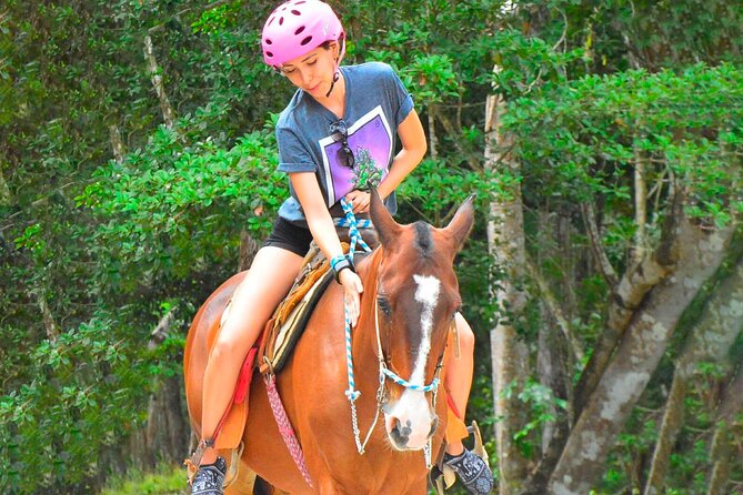 ATV Circuit in Cancun, Horseback Riding, Zip Lines, Cenote, lunch - A four-hour Puerto Morelos adventure with a lot packed in