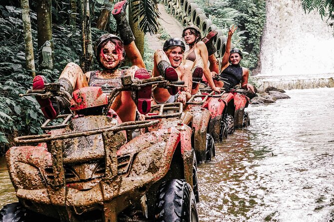 ATV Quad Bike Bali with Waterfall Gorilla Cave and Lunch - Rice fields, jungle, and village paths