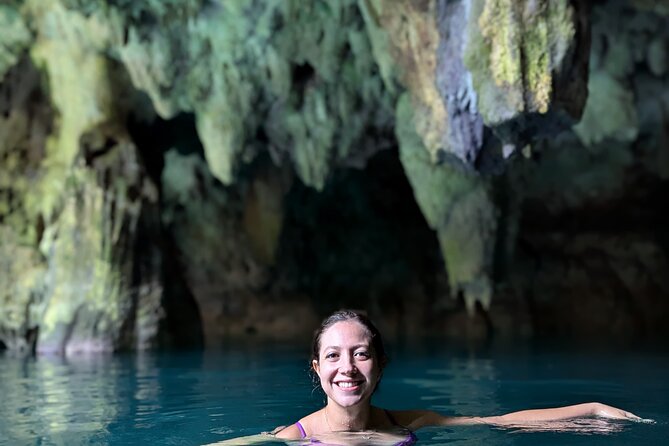 ATV Tour from Cancun and Puerto Morelos with Ziplines and Cenote. - Swimming in a real cenote