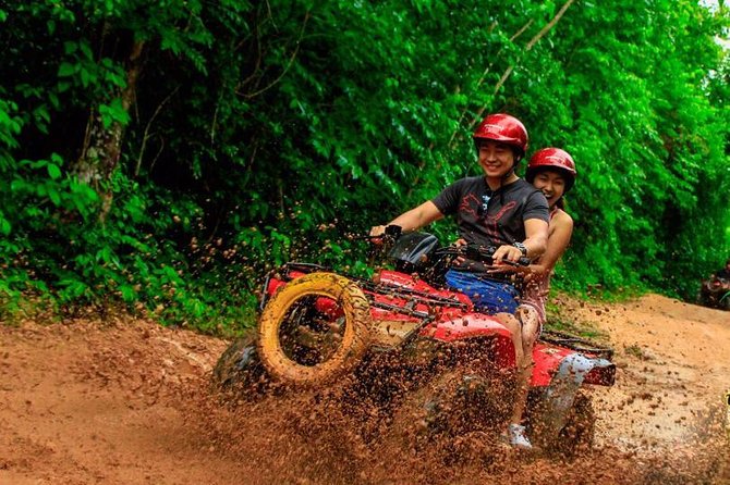 ATV Tour with Cenote swim, Ziplines, Transportation and Lunch Included - Two tacos and a short taste of local food