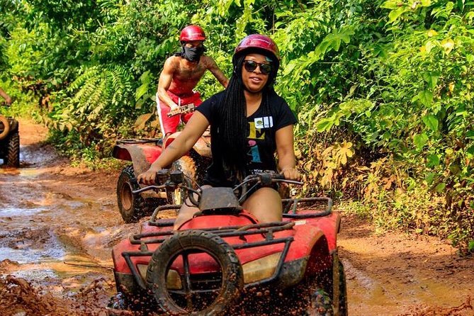 ATV Tour with Cenote swim, Ziplines, Transportation and Lunch Included - Ziplines above the trees