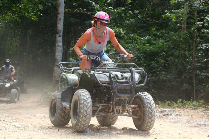 ATV Ziplines, Cenote, Lunch, Horseback Riding and Tequila Tasting - Four ziplines and bridges above the trees