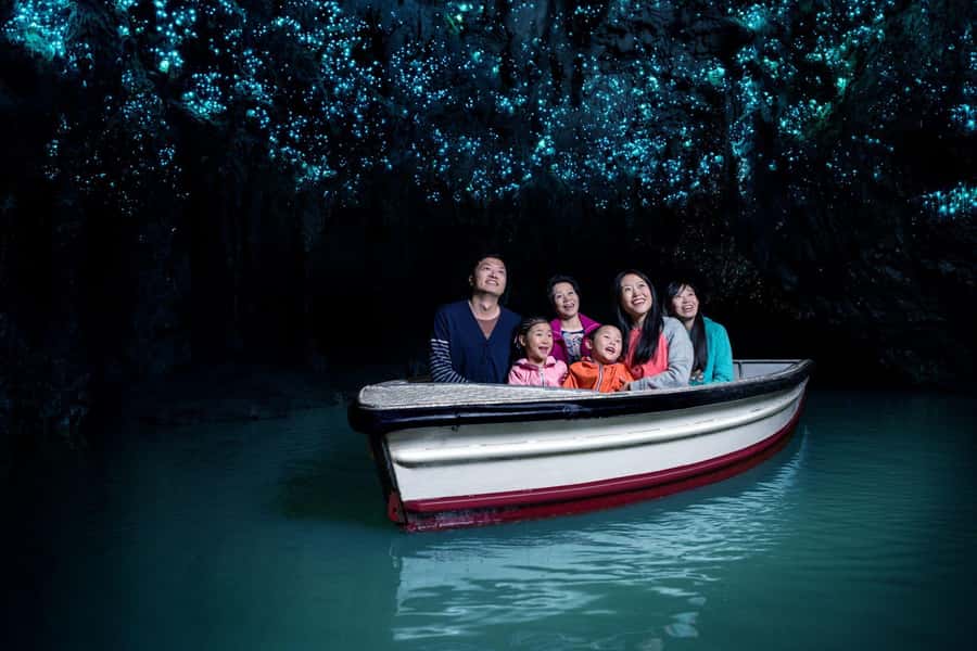 Auckland: Waitomo Caves & Rotorua - Te Puia Small-Group Tour - Waitomo Glowworm Caves and the underground boat ride