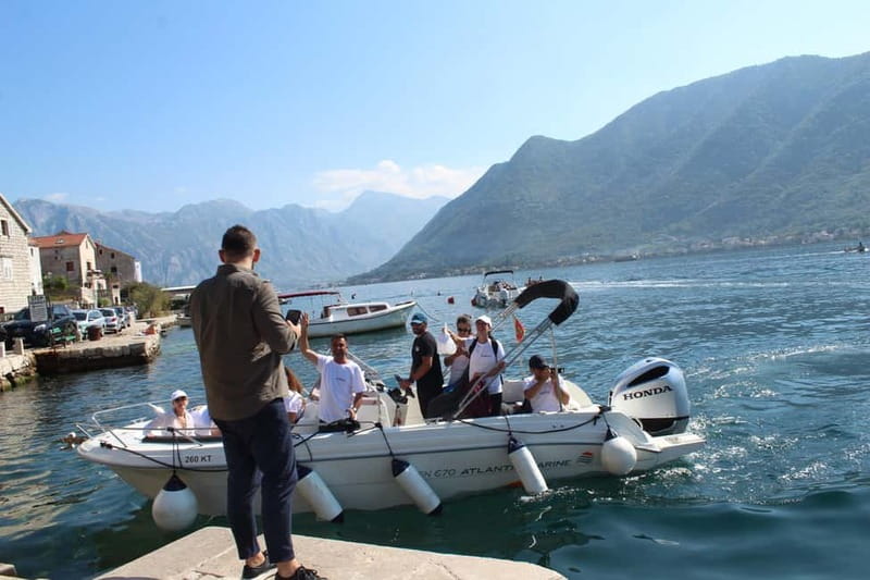 Azure Wonders: Kotor's Blue Cave Expedition - Inside the former submarine tunnel