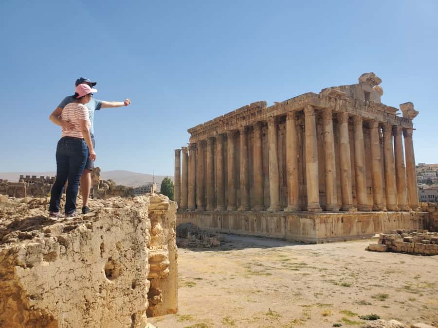 Baalbek Temples & Ksara Caves w/pick-up,guide, entries+lunch - The Beqaa Valley road from Beirut