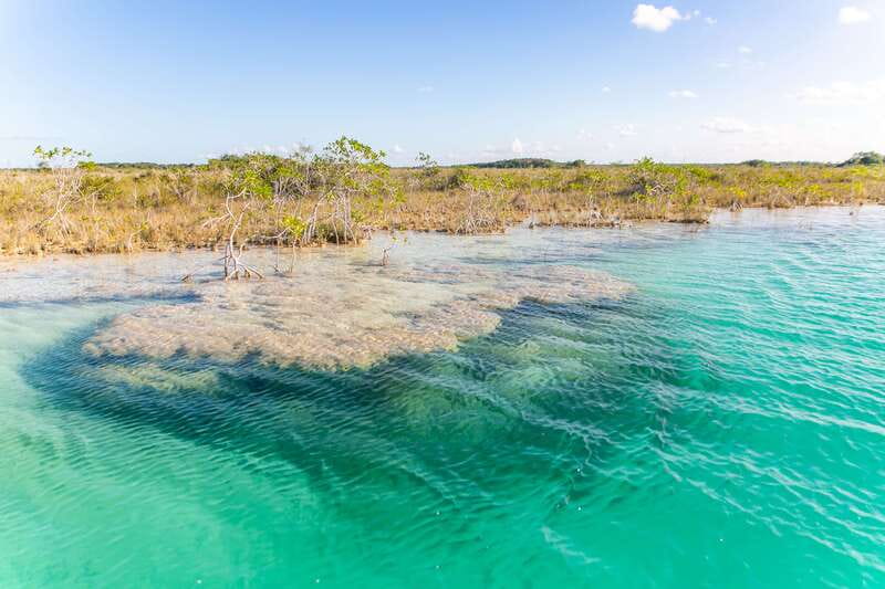 Bacalar: Private Boat Tour - Pirate Canal, Cenotes & Islands - Sailing toward the lagoon’s famous spots