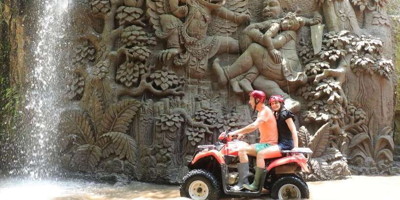 Bali: ATV Gorilla Cave, Ubud Monkey Forest, & Waterfall Tour - What the guides add to a long day
