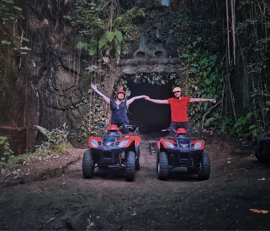 Bali: Ubud Gorilla Cave Track ATV & Waterfall Tour with Meal - The best part is the ATV route, not just the quad bike