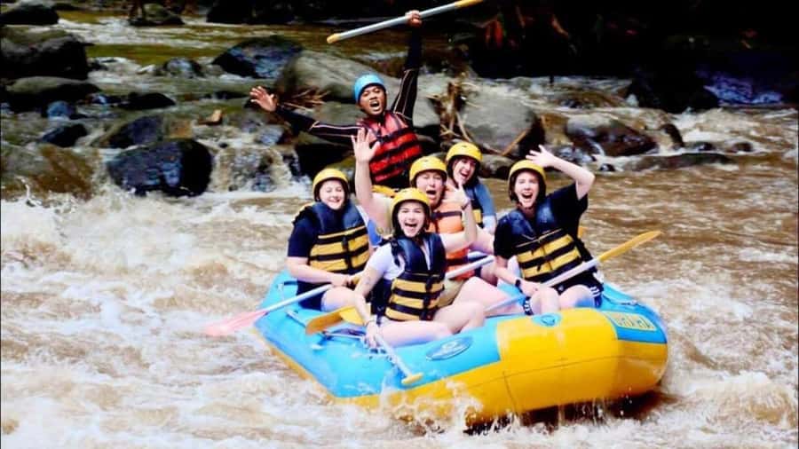 Bali: Waterfall Gorilla Cave ATV & Ubud Rafting Trip & Lunch - Starting at Graha Adventure Rafting and ATV