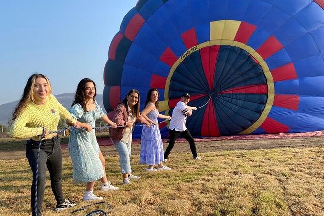 Balloon Flight + Breakfast in a cave + Pick up CDMX + Pyramids - The flight itself, including photos and drone footage