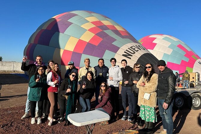Balloon flight + Breakfast in cave + Pyramids + Pick up CDMX. - Teotihuacan needs more time than this schedule allows