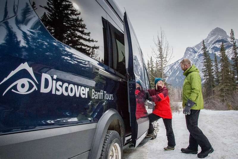 Banff: Grotto Canyon Icewalk - Finding pictographs most people miss