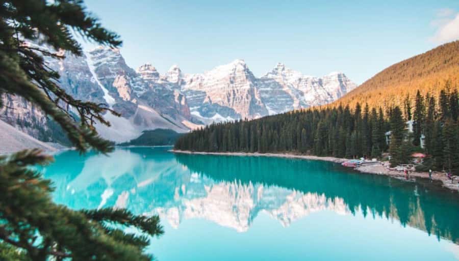 Banff: Lake Louise, Moraine Lake, Gondola, Cave & Basin Tour - Bow Falls and Surprise Corner