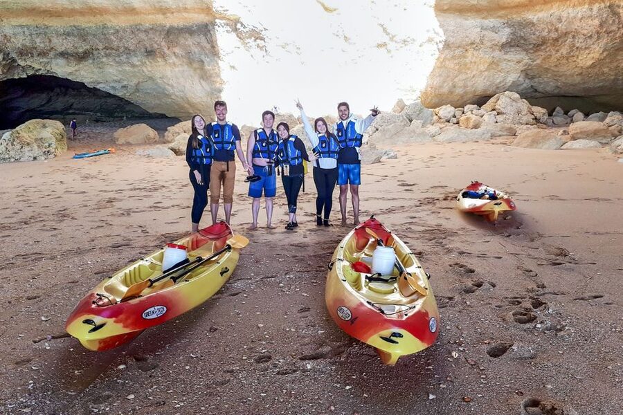 Benagil: Benagil Caves and Secret Spots Guided Kayaking Tour - Who should book this Benagil kayak tour?