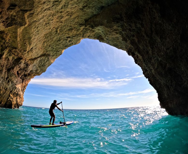 Benagil: Benagil Caves Guided Kayak Tour with Free 4K Photos - The first caves reveal the point of seeing the coast from water
