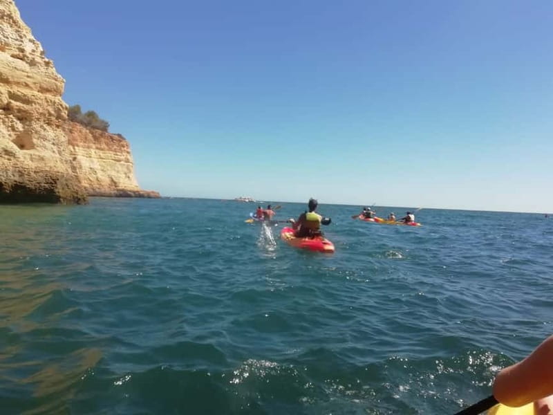 Benagil: Cave and Sea Caves Guided Kayak Tour - Praia da Marinha, a 20-minute break