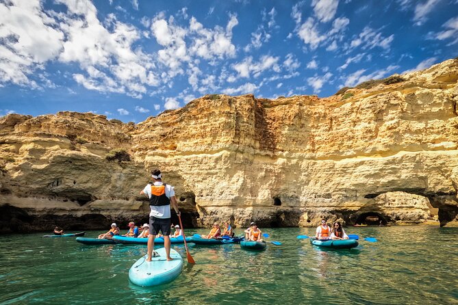 Benagil: Caves, Beaches, and Secret Spots Guided Kayak Tour - From Praia da Marinha to the first caves