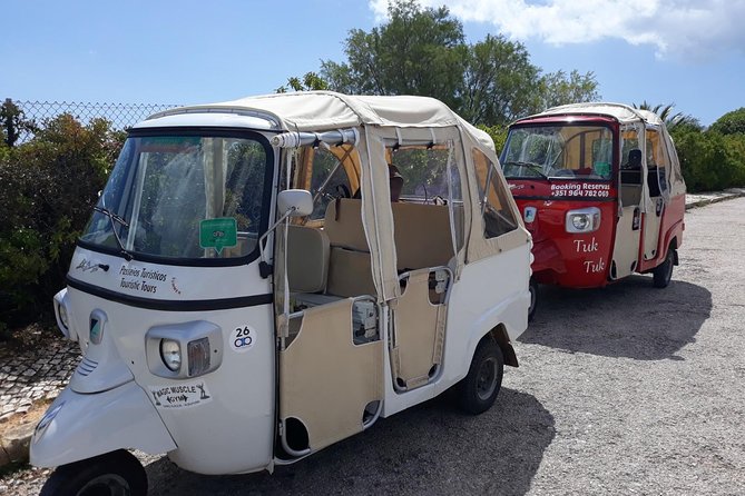 Benagil caves by land in a Tuk Tour - Praia da Marinha and the Seven Hanging Valleys