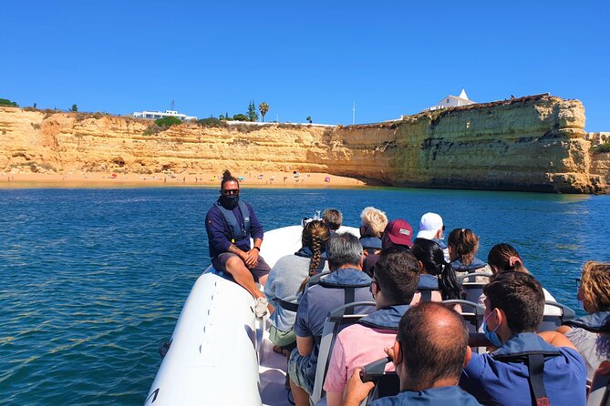 Benagil Caves Visit with Dolphins Watching from Albufeira - Searching for dolphins in the open sea