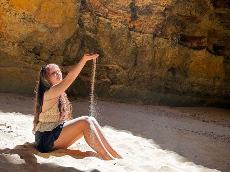 Benagil Kayak Tour: Explore Secret Caves with Licensed Guide - Captain’s Cave and the quieter side of the coast