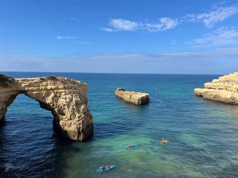 Benagil Kayak Tour: Explore Secret Caves with Licensed Guide - The secret stop and the return paddle
