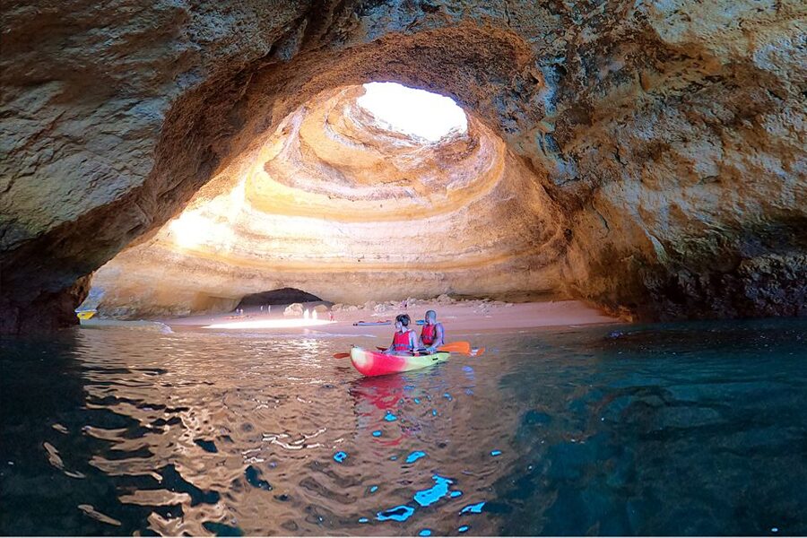 Benagil: Kayaking Adventure in Benagil Caves & Marinha Beach - Starting beside Benagil Beach