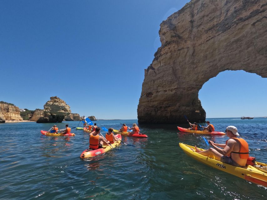 Benagil: Sunrise kayak tour Benagil caves and secret spots - Benagil Beach and the coastal swim