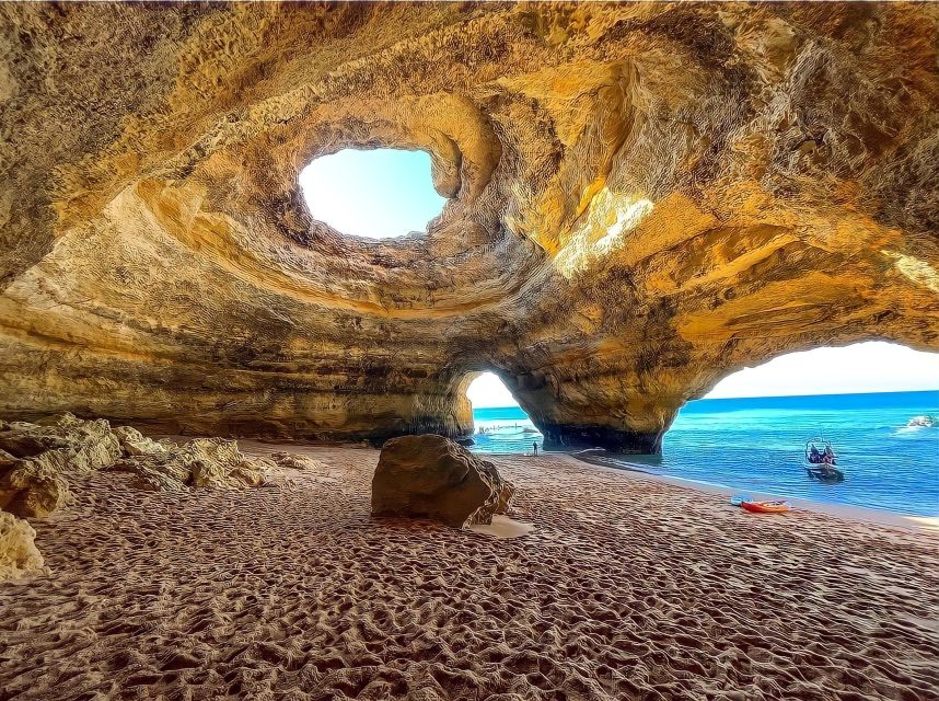 Benagil: Sunrise kayak tour Benagil caves and secret spots - Guides, instruction, and group safety