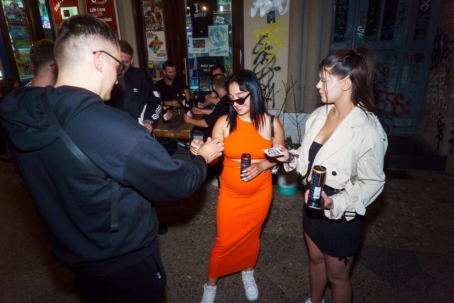Berlin: Underground Party Tour - Taking public transport toward Warschauer Straße