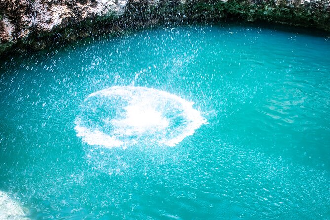 Best Combo from Cancun - Zipline Cenote ATV (Shared) and Lunch From Cancun - Cooling off in a sacred cenote