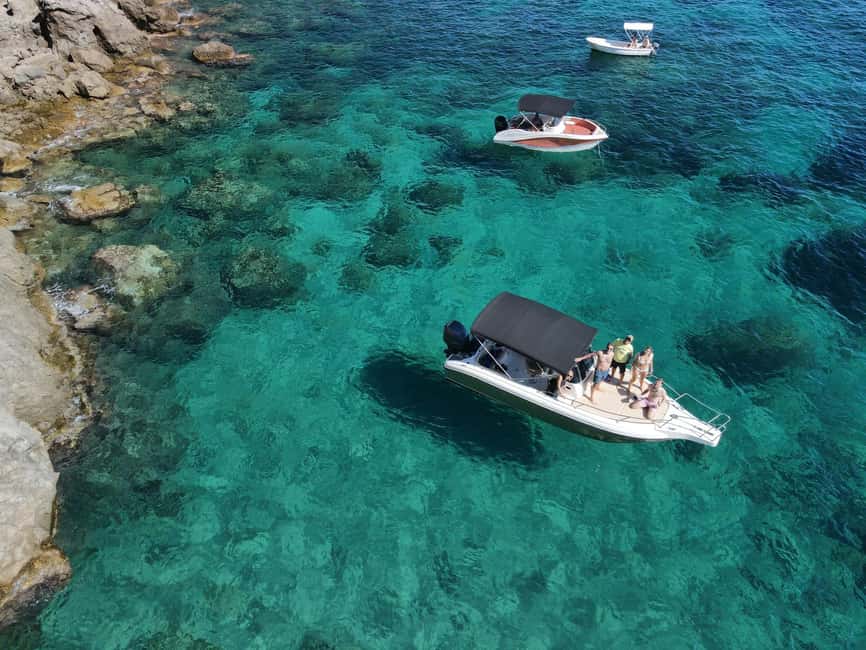 Blue Cave-Green caves-Lopud Sandy beach - tour with drink - The guides and the feel of the ride