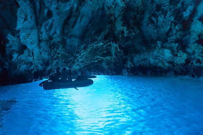 Blue cave & Hvar, 5 islands speed boat tour with unique boats from Split - Budikovac, the best chance for a proper swim
