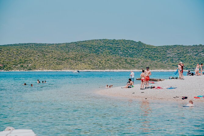 Blue cave, Mama Mia and Hvar, 5 island speedboat tour from Trogir - Budikovac brings the first proper water break