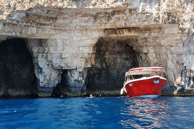 Blue Cave & Vis Island speedboat tour from Hvar - Entering the Blue Cave from Bisevo