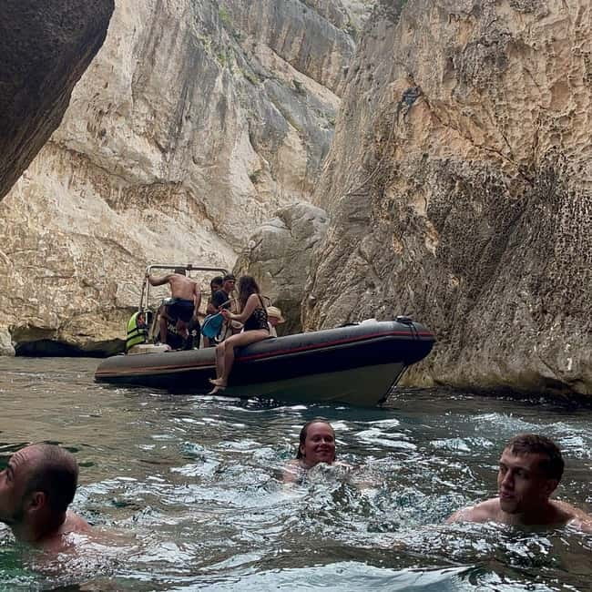 Blue Gem Cave Speedboat Tour Vlore - Haxhi Ali Cave and the first blue water