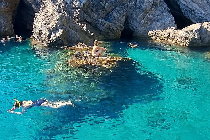 Blue & Green cave,Šunj beach - with drinks small group speedboat - Kolocep’s Blue Cave and Green Caves