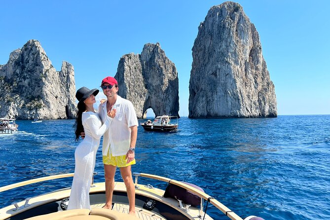Blue Grotto and Capri Boat Tour with Aperitivo Swim and Snorkel - Malaparte Villa, the White Grotto, and the Red Grotto