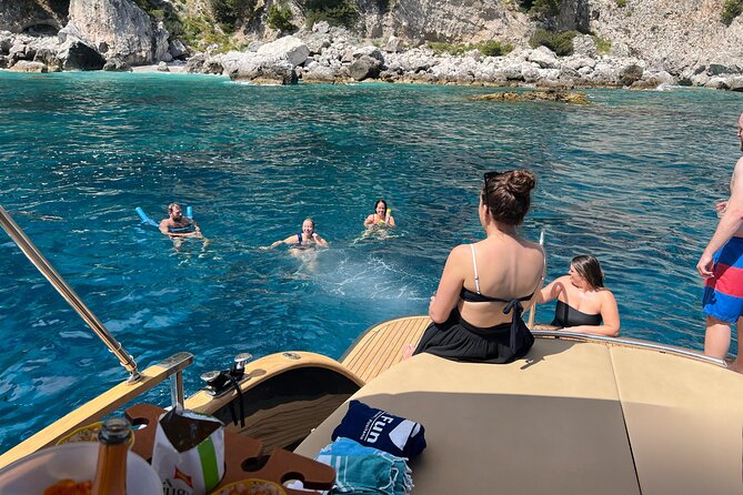 Blue Grotto Visit and Capri Semi-Private Boat Tour - Marina Grande and the first view of Capri