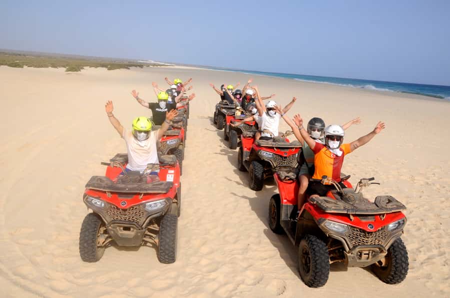 Boa Vista: Off-Road Quad Bike to Santa Monica & Caves - Varandinha Caves and the force of the Atlantic