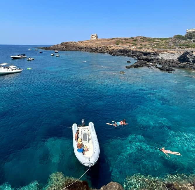 Boat Tour: Island hopping by dinghy with cave visits and snorkeling - Ustica Makes More Sense From the Sea