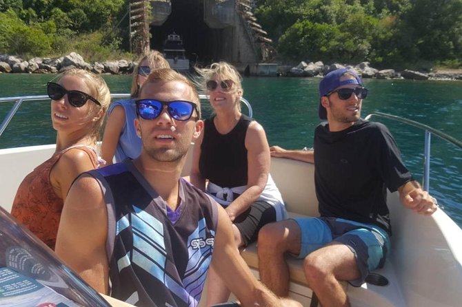 Boat tour to Lady of the Rock , Submarine base & Blue Cave swim - Luštica’s old submarine base