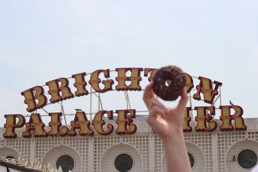 Brighton Delicious Donut Adventure by Underground Donut Tour - Starting at Glazed and heading toward the sea