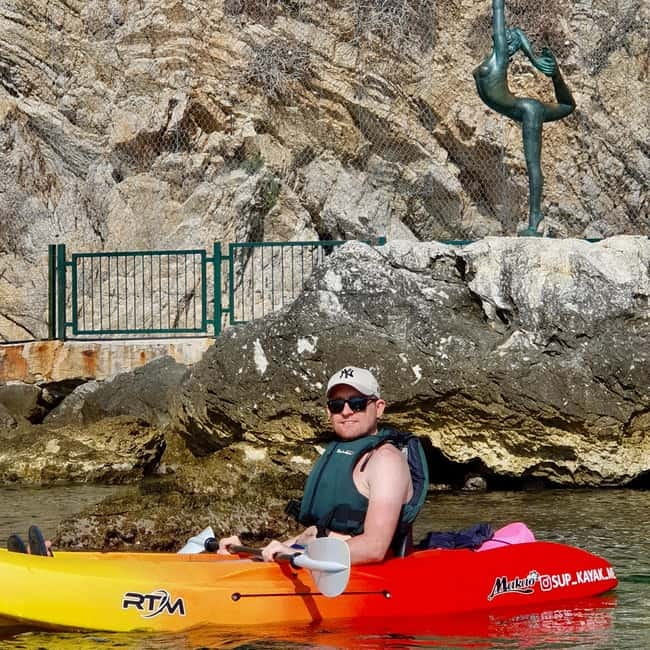 Budva: 3-Hour Paddle Board or Kayak Tour to Coastal Caves - Swimming at the Blue Lagoon