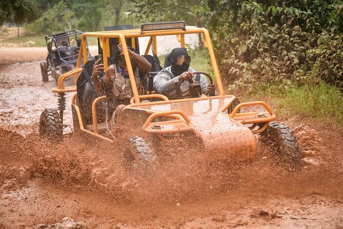 Buggy Excursion to Macau Beach and Natural Cave - Riding the muddy country tracks