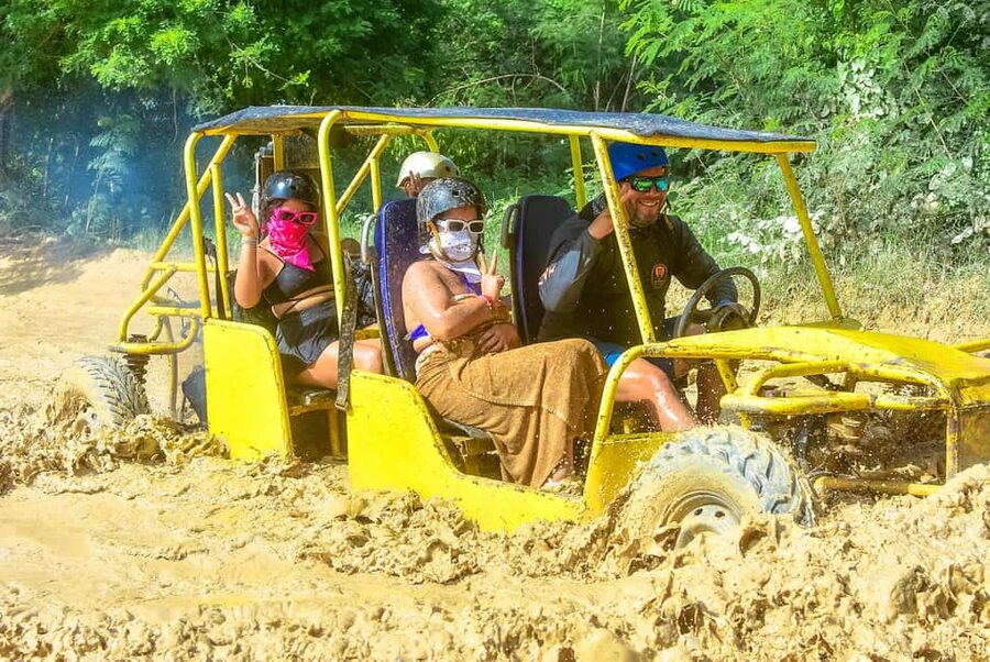 Buggy Tour in Punta Cana: Mamajuana - Coffee - Swimming in Cenote and Macao Beach - Ending at public Macao Beach