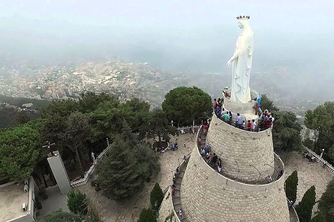 Byblos, Jeita Grotto & Harissa Day Trip -With Lunch (4G on Board) - Harissa and the Telepherique ride