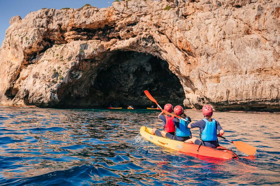 Cala Varques: Guided Sea Caves Kayak & Snorkeling Expedition - Photos, snacks, and what is really included