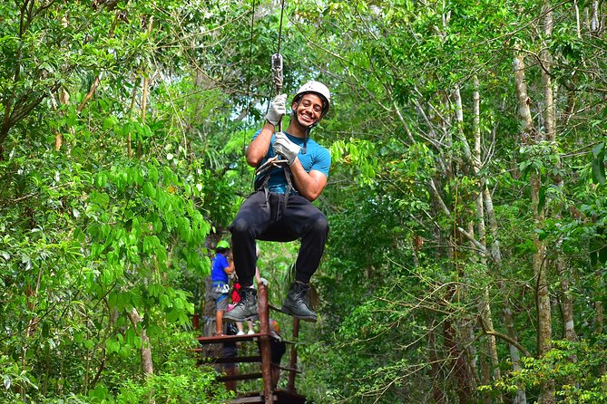 Cancun Best ATV Tour, Ziplines and Cenote Swim with Lunch - A busy half-day in the Yucatan jungle