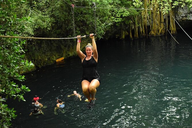 Cancun Combo Tour: ATV and Zip- lines with Cenote Swim - Six jungle zip lines, with some variation