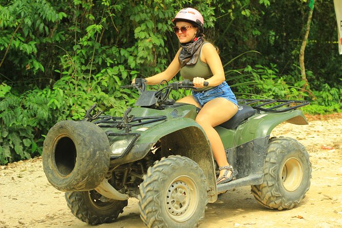 Cancun Mayan Pass: ATV, Cenote, Zipline, Transportation & Horses - The ATV route is short, rough, and basic